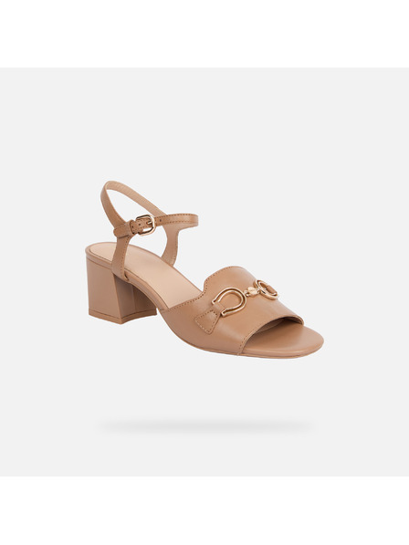 Geox Beige Damen-Sandalen Geox New Eraklia 50