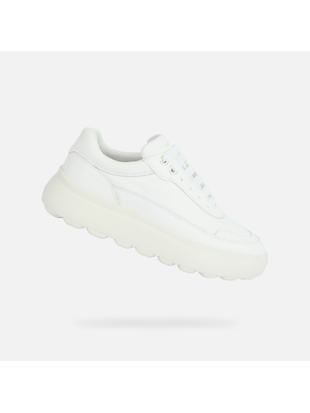 Geox Weiß Damen Geox Spherica Ec4.1 Turnschuhe