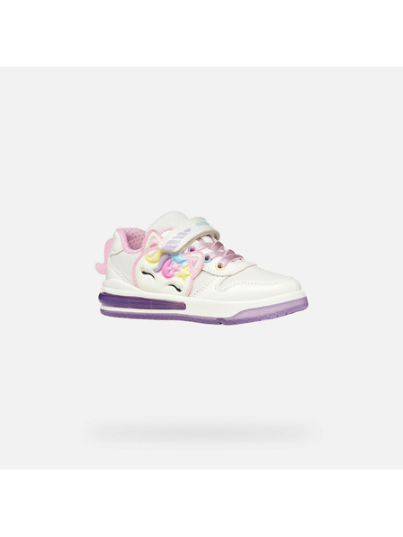 Geox Weiß Mädchen Sneaker Geox Sketlite