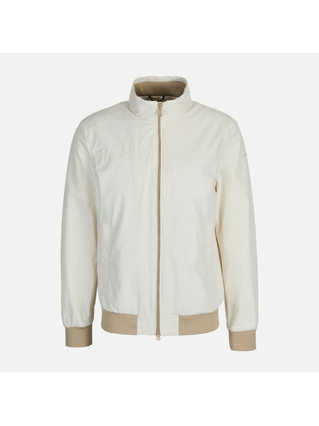 Geox Cremefarbene Herrenbomberjacke Geox Vincit