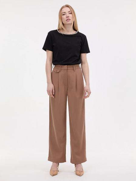 Orsay Schwarzes Damen-T-Shirt mit Applikation ORSAY