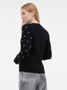 Orsay Schwarzer Damenpullover mit Applikation ORSAY
