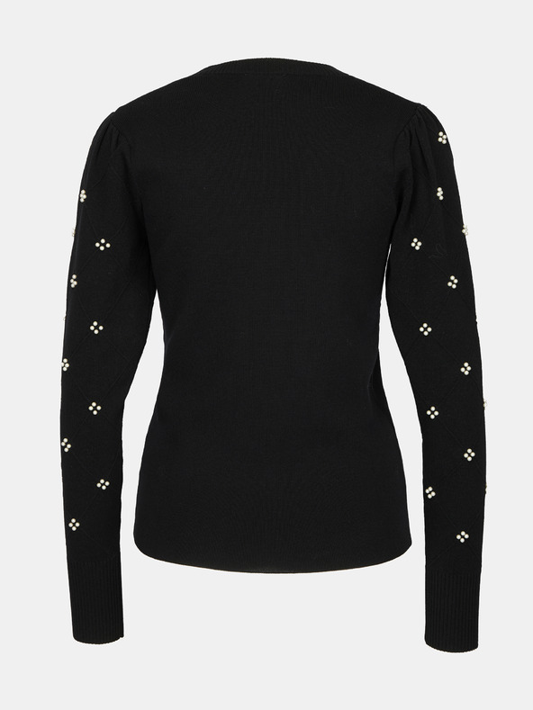 Orsay Schwarzer Damenpullover mit Applikation ORSAY