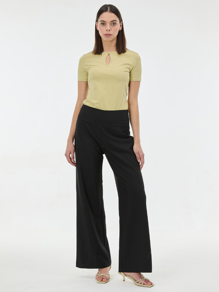 Orsay Gelbes Damen-T-Shirt mit kurzen Ärmeln ORSAY