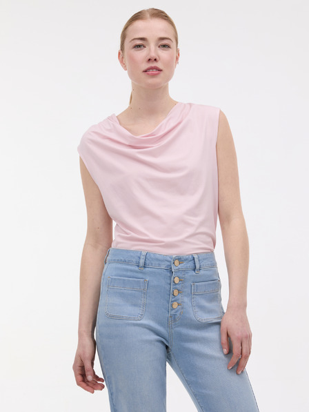 Orsay Hellrosa Damen-T-Shirt ohne Ärmel ORSAY