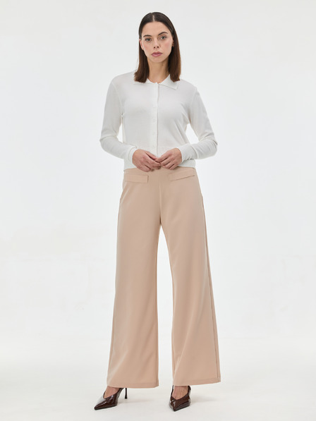 Orsay Beigefarbene Damen-Straight-Leg-Hose ORSAY