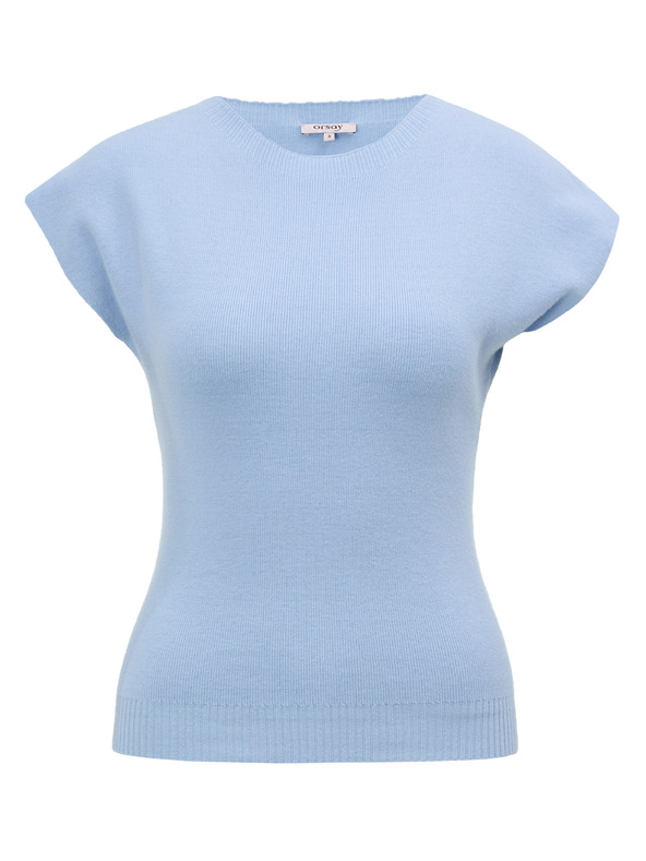 Orsay Hellblauer Damenpullover ohne Ärmel ORSAY