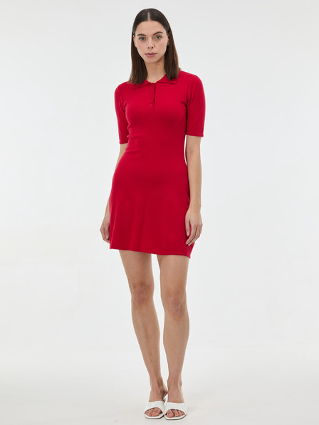 Orsay Rotes Damen-Strickkleid ORSAY