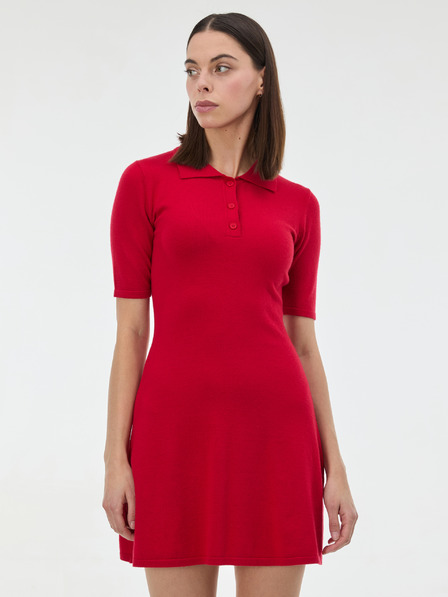 Orsay Rotes Damen-Strickkleid ORSAY