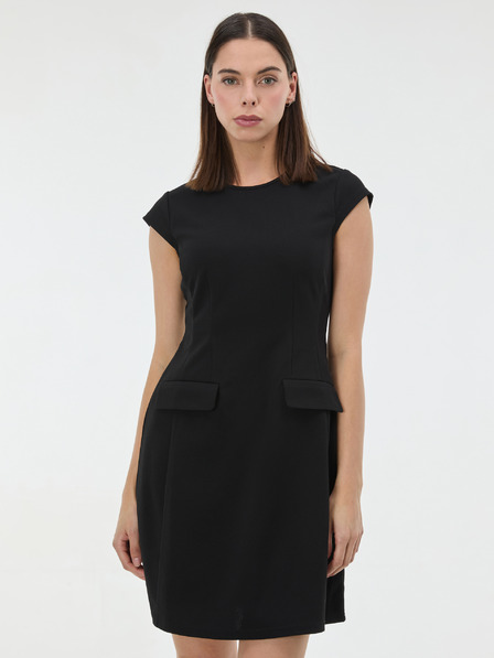 Orsay Schwarzes knielanges Damenkleid ORSAY