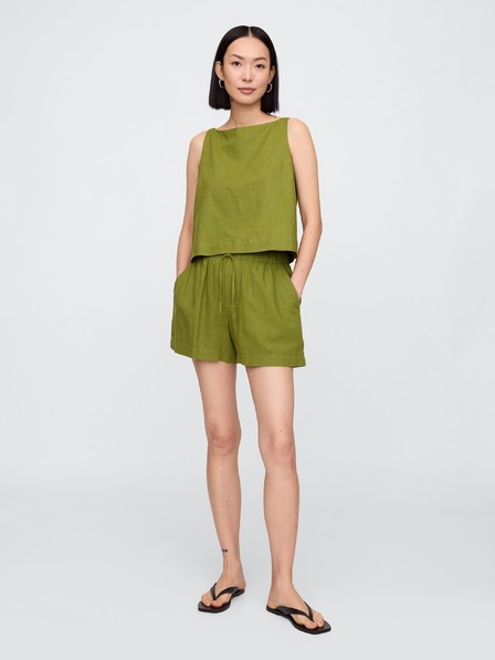 GAP Damen Leinen-Shorts GAP