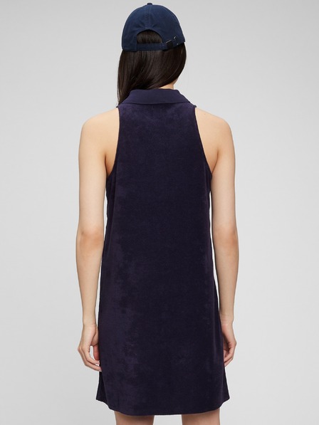 GAP Gestreiftes Frotteekleid mit Kragen GAP