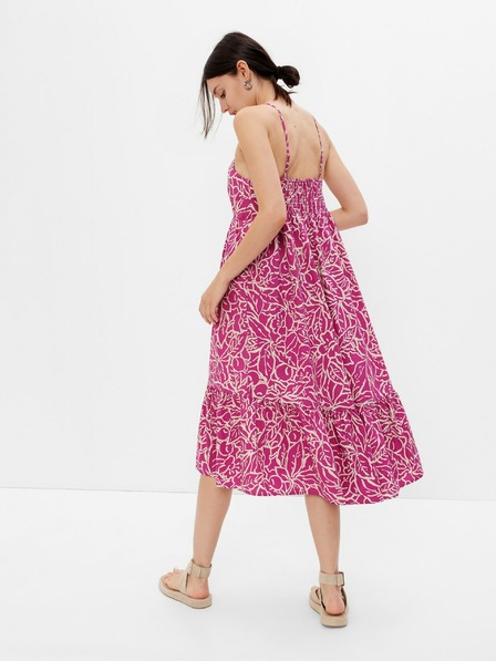 GAP Midi Kleid mit tiefem Ausschnitt GAP