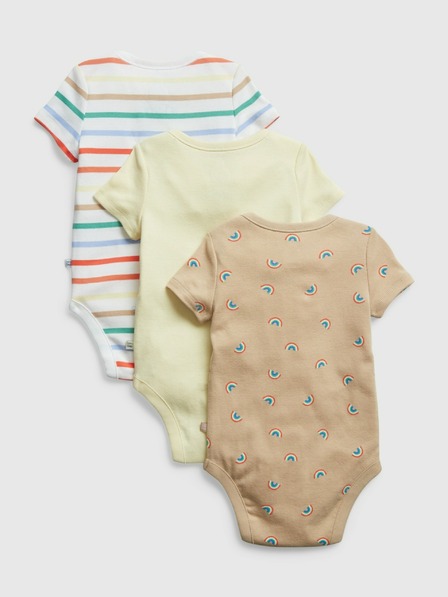 GAP Baby Baumwoll-Body Brannan, 3 Stück GAP