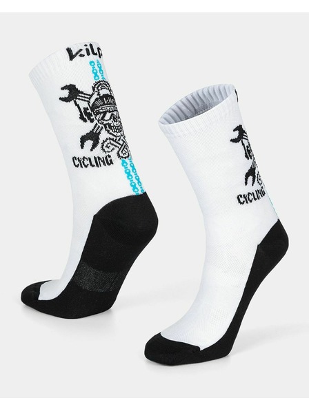 Kilpi Schwarze und weiße Unisex-Sportsocken Kilpi Spurt