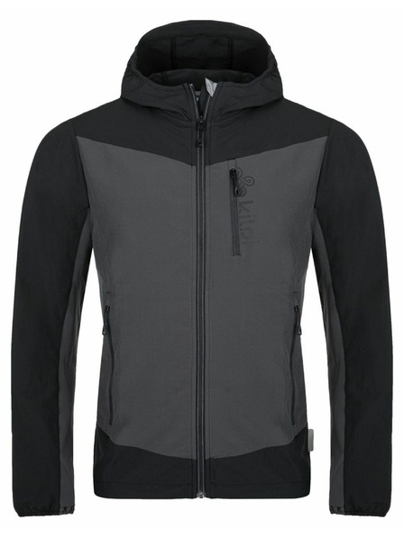 Kilpi Dunkelgraue Herren-Softshell-Laufjacke Kilpi Balans-M
