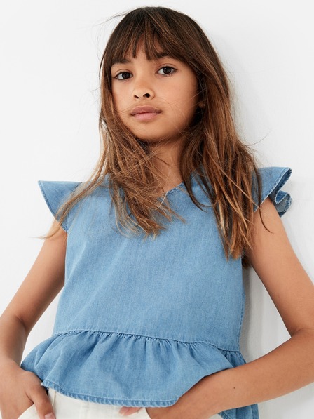 GAP Kinder Baumwoll-Top Peplum GAP