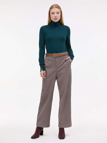 Orsay Petrolfarbener Damen-Rollkragenpullover ORSAY