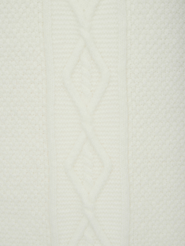 Orsay Cremefarbenes Damen-Pulloverkleid ORSAY