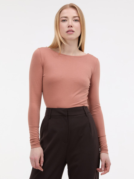 Orsay Hellbraunes Damen-Langarmshirt ORSAY