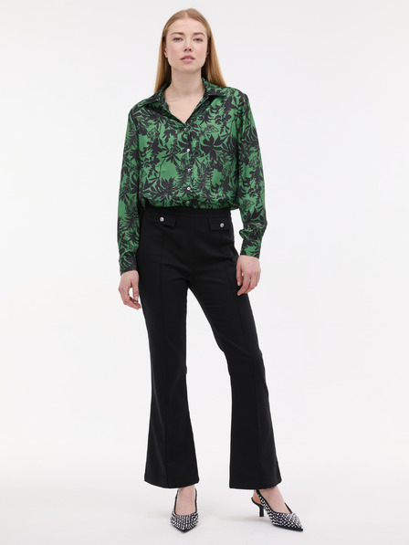 Orsay Grüne gemusterte Damenbluse ORSAY