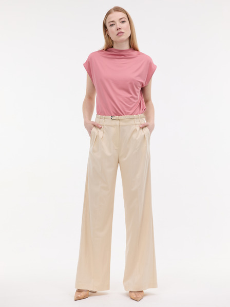 Orsay Cremefarbene Damen-Weithose mit Streifen ORSAY