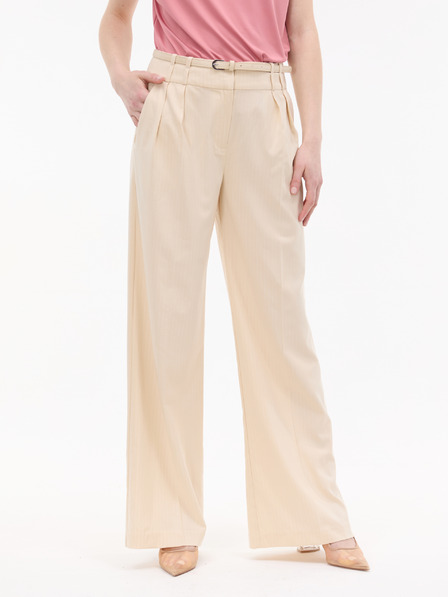 Orsay Cremefarbene Damen-Weithose mit Streifen ORSAY
