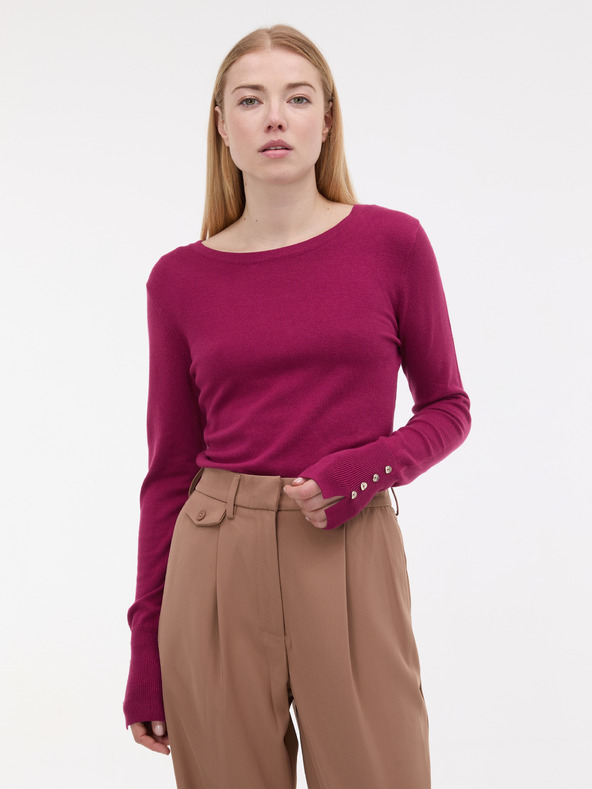 Orsay Weinroter Damenpullover ORSAY