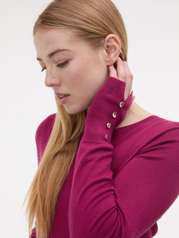 Orsay Weinroter Damenpullover ORSAY