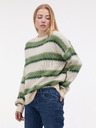 Orsay Grüner Damen-Streifenpullover ORSAY
