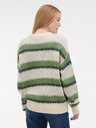 Orsay Grüner Damen-Streifenpullover ORSAY
