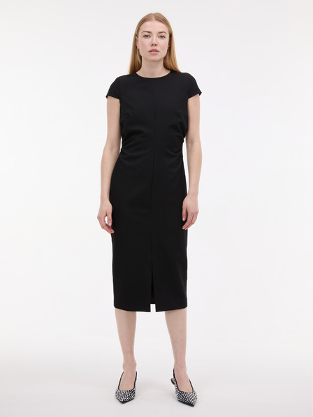 Orsay Schwarzes Damen Etuikleid ORSAY