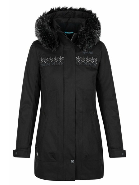 Kilpi Schwarzer Damen-Wintermantel Kilpi PERU-W
