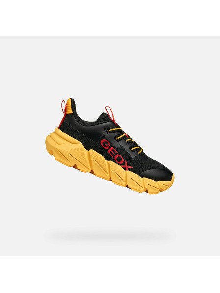 Geox Schwarze Jungen-Sneaker Geox Flexyper Fast