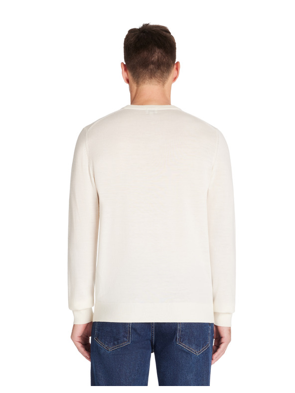 Celio Semerirond Merino-Wollpullover