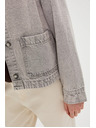 Moodo Jeansjacke grau Moodo