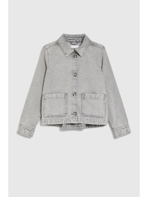 Moodo Jeansjacke grau Moodo