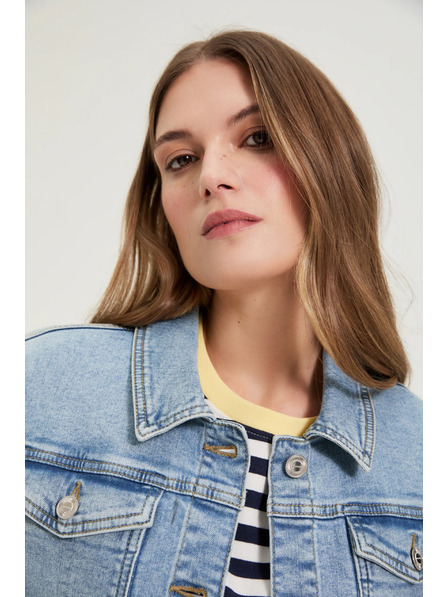 Moodo Jeansjacke blau Moodo