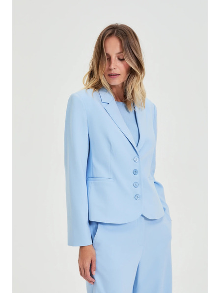 Moodo Einseitiges Sakko hellblau Moodo