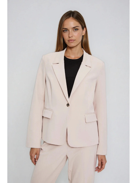 Moodo Einseitiges Sakko beige Moodo