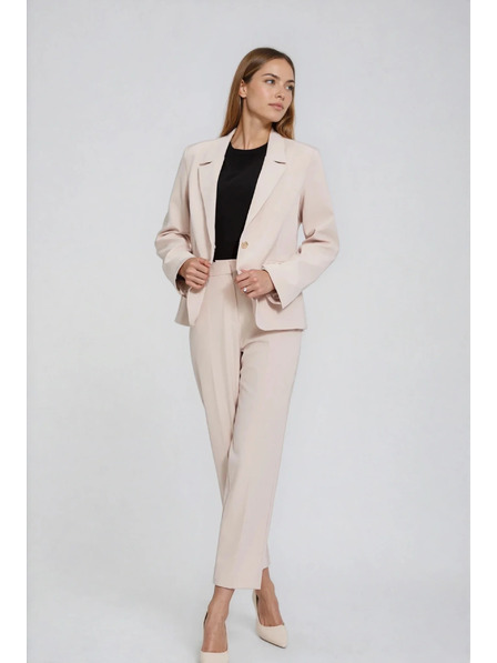 Moodo Einseitiges Sakko beige Moodo