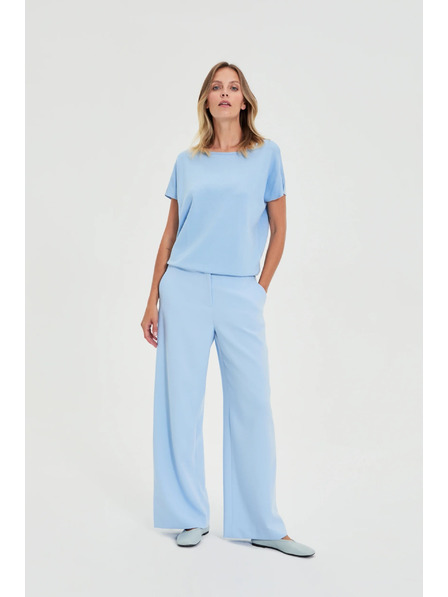 Moodo Anzughose hellblau Moodo