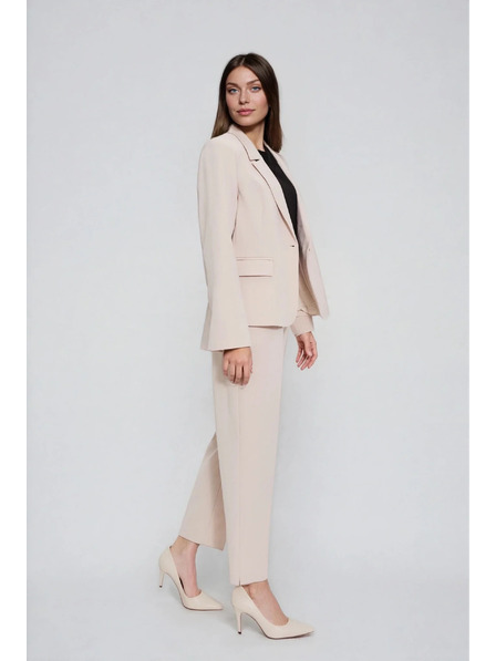 Moodo Cigarettenhose beige Moodo