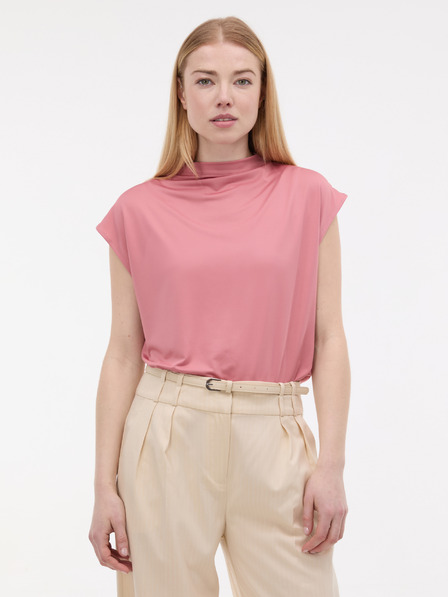 Orsay Rosa Damen-T-Shirt mit kurzen Ärmeln ORSAY