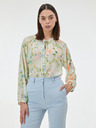 Orsay Hellgrüne gemusterte Damenbluse ORSAY