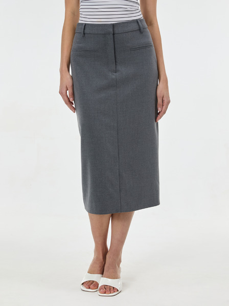Orsay Graue Damen Midi-Rock von ORSAY