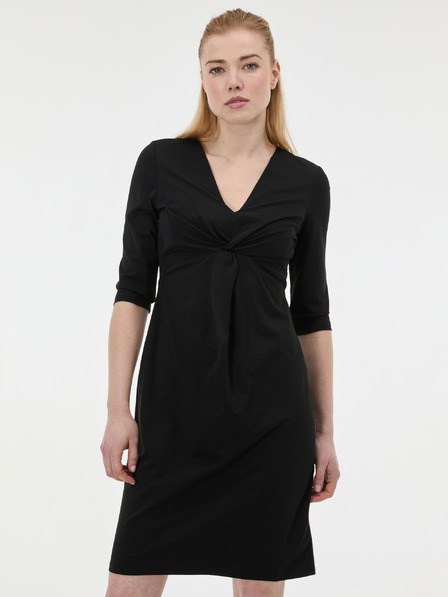 Orsay Schwarzes knielanges Damenkleid ORSAY