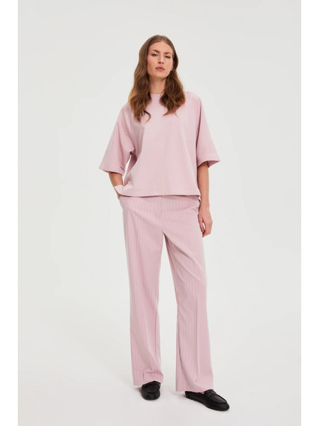 Moodo Rosa Oversized-Sweatshirt Moodo
