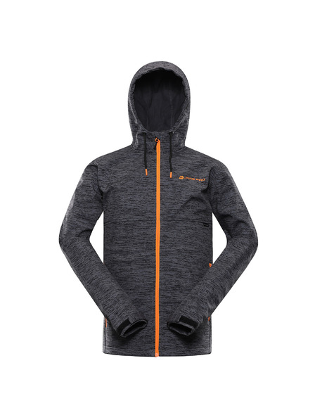 ALPINE PRO Herren-Softshell-Jacke mit DWR-Beschichtung ALPINE PRO HERAS dk.true gray