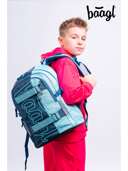 BAAGL  BAAGL SET 3 Skate Petrol: Rucksack, Etui, Sportbeutel GRS